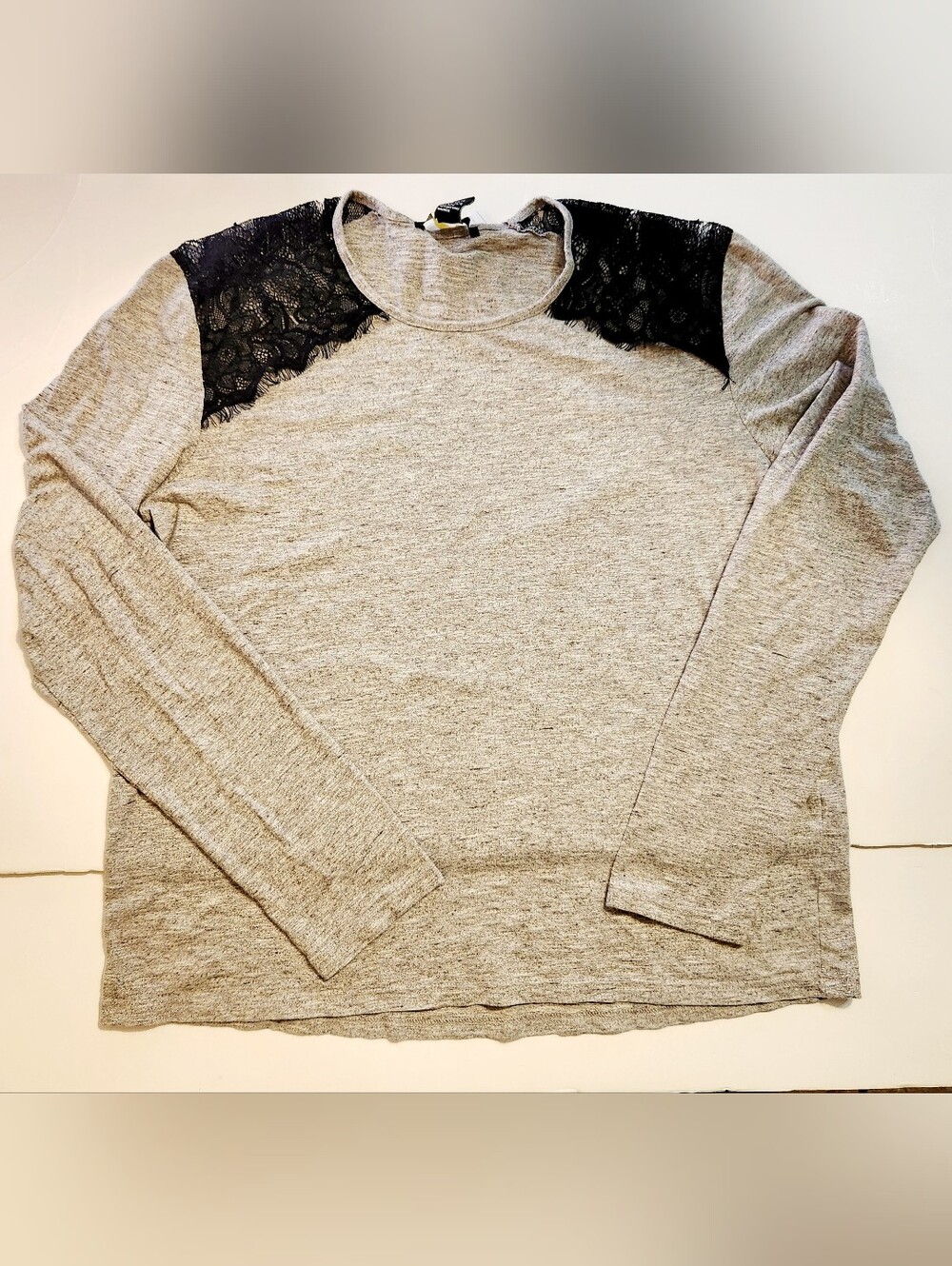 ❤️Forever 21 Women's Heather Gray Long Sleeve Top Size: L